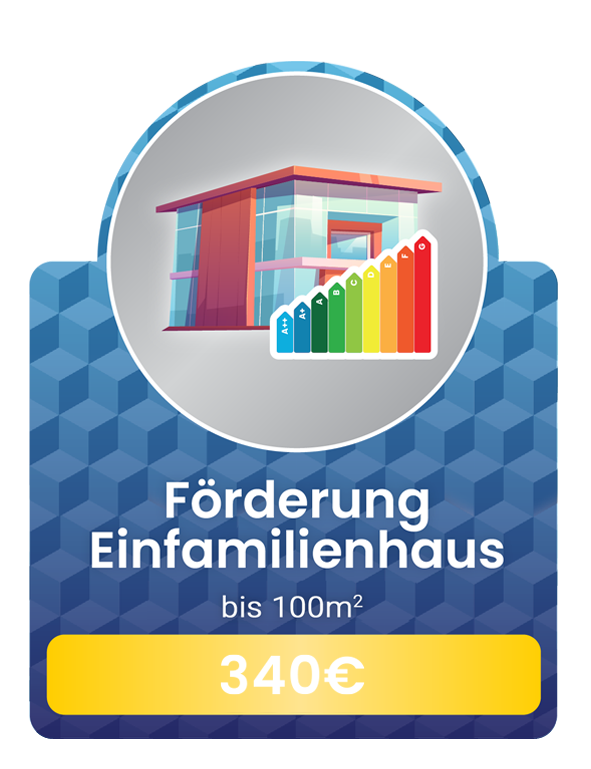 FE100m340e Energieausweis GEW bis 100m² glow